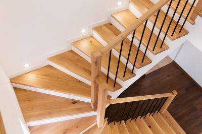 Custom Stairs Installation detail